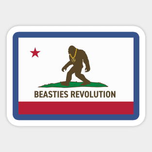 California Flag vs the Beasties Sticker